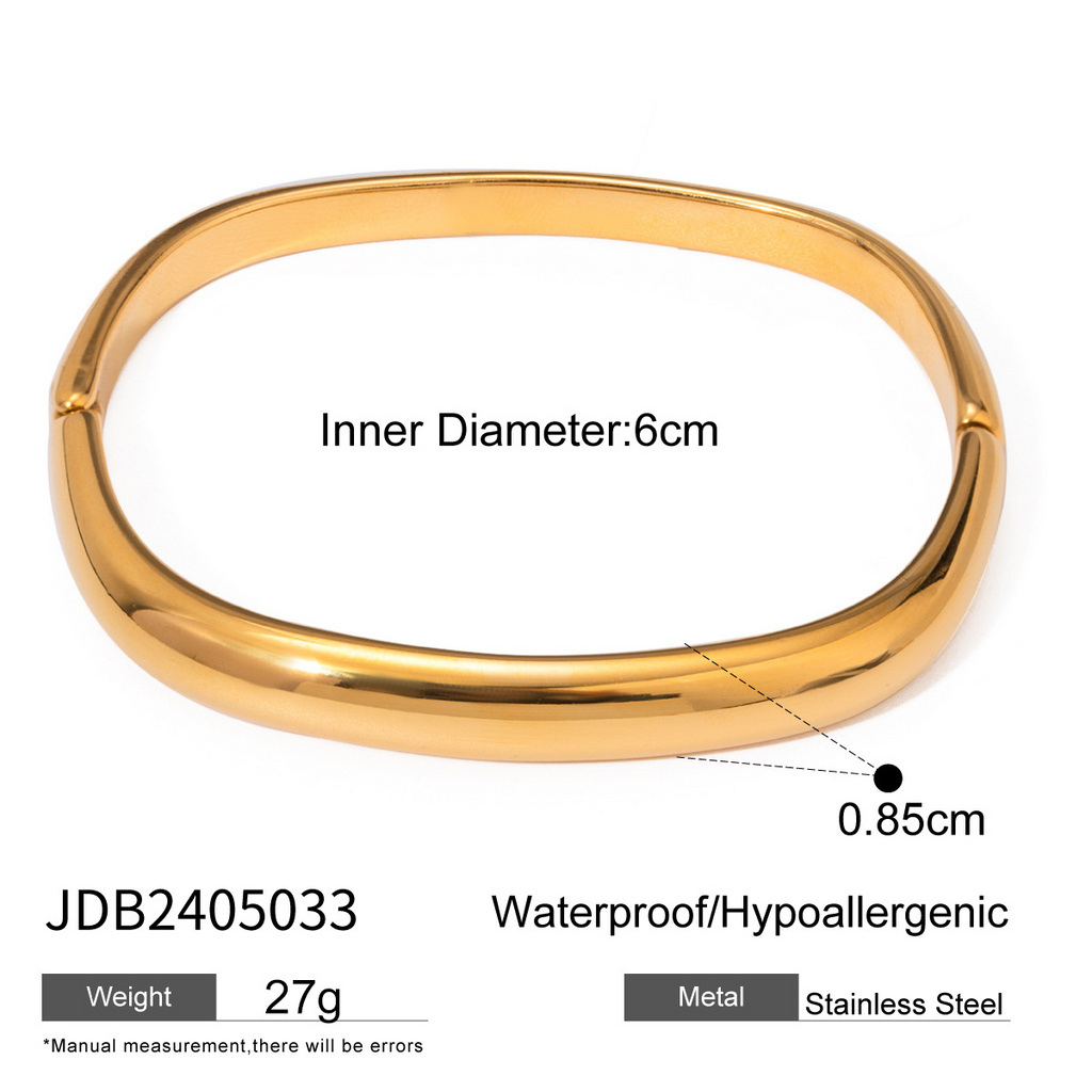 Bracelet en Acier Inoxydable Doré