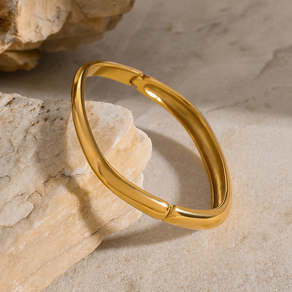 Bracelet en Acier Inoxydable Doré