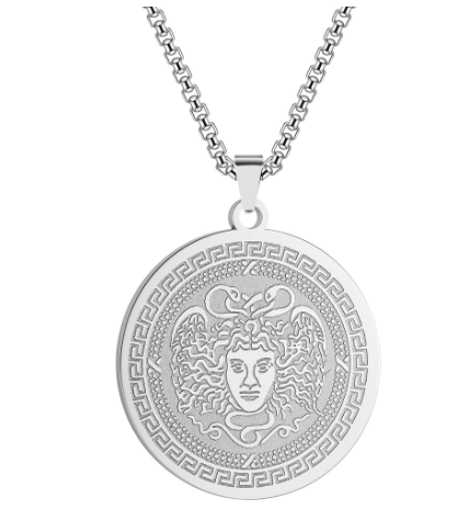 Collier Médaille Solaire - Acier Inoxydable