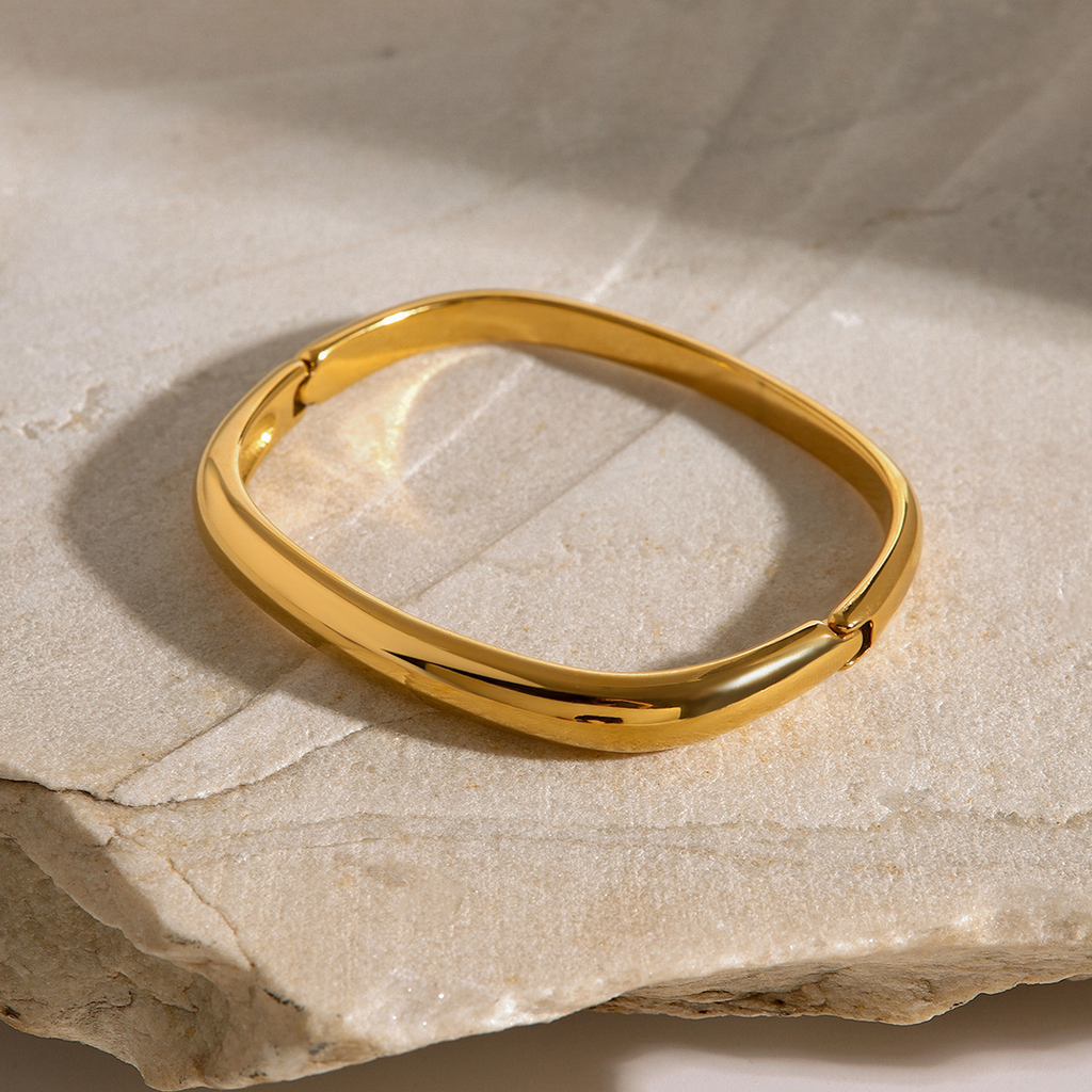 Bracelet en Acier Inoxydable Doré